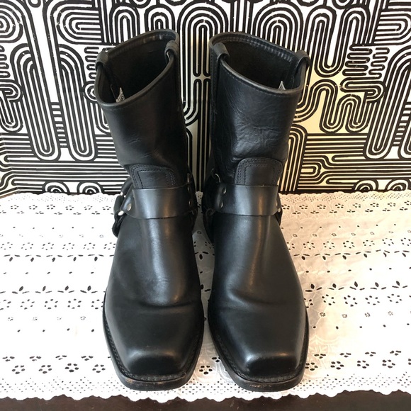 Frye Black Leather Boots - Picture 4 of 9